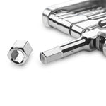 18 in 1 Bike Multi-Tool for Road and Mountain Bikers - Silver